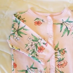 Carter's Pink Floral Onesie